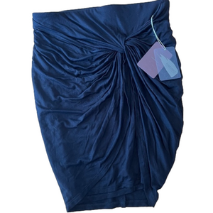 Forever 21 contemporary black skirt with knot detail Medium NWT